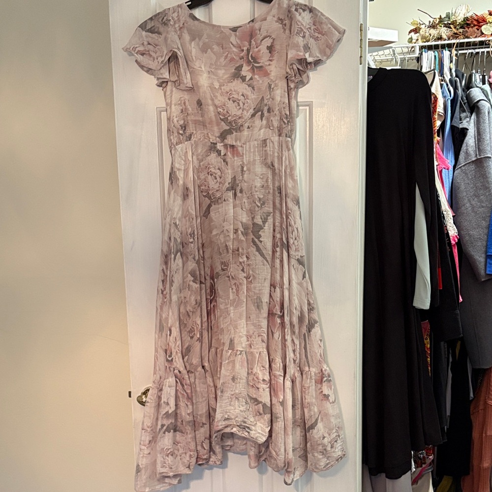 Joyfolie Rose High Low Dress